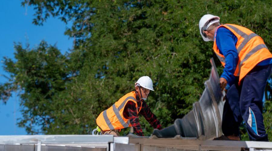 Professional metal roof installation in Trilla, IL